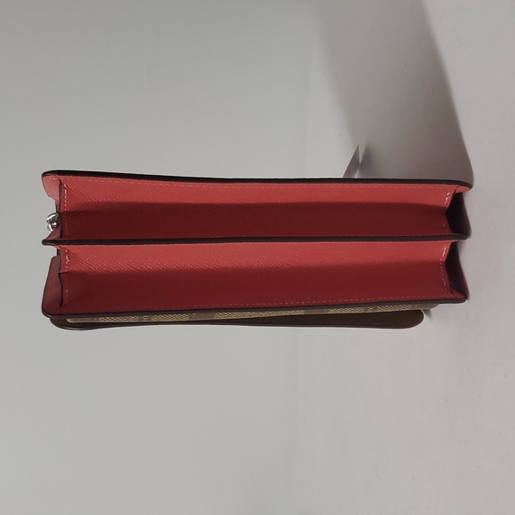 Coach 91019 Klare Crossbody In Signature Canvas SV/KHAKI/TANGERINE (Last One) - Picture 8 of 16